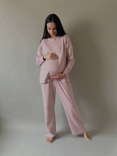 Conjunto de Suéter maternal
